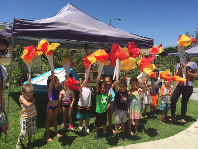 Summer Camp, Olympic torch lighting.jpg