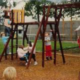 Big Yard's Original Play Structure (notice there are no bike paths)